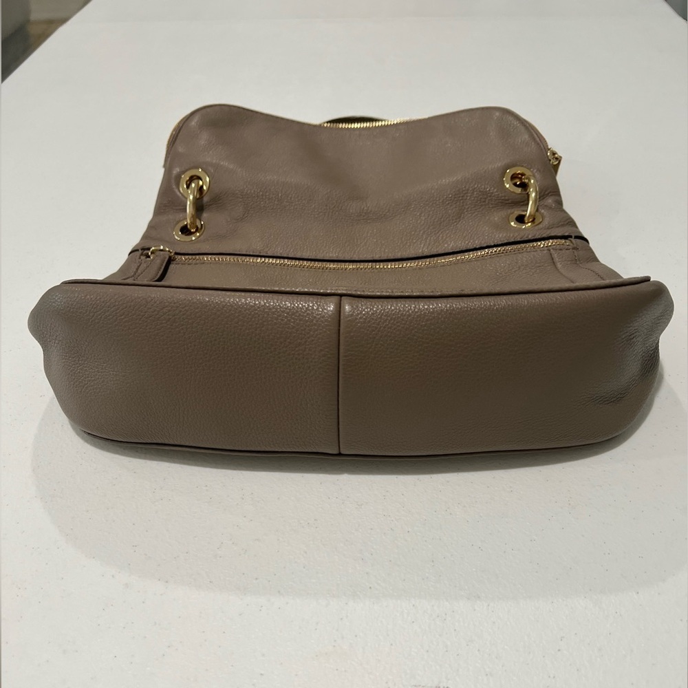 Michael Kors shoulder bag leather fashion unique flap purse rare - Picture 7 of 15